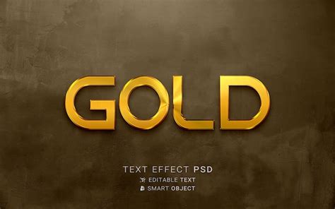 Premium PSD | Luxurious gold text effect