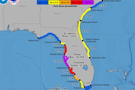 Florida Map Shows Areas Where Hurricane Milton Storm Surge Will Hit Hardest - Newsweek