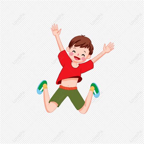 Jumping Kids, Jumping Cartoon, Child, Cheers PNG Transparent Background And Clipart Image For ...