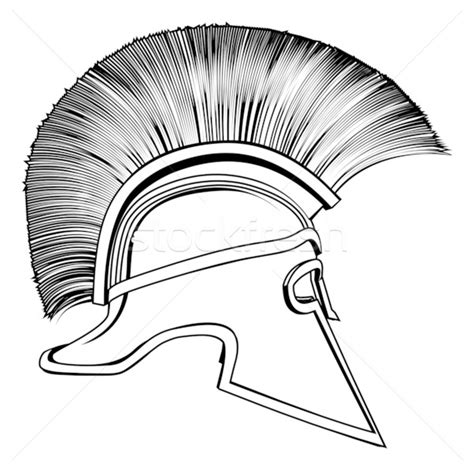 Greek Helmet Drawing at GetDrawings | Free download