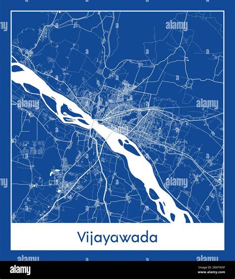 Vijayawada India Asia City map blue print vector illustration Stock Vector Image & Art - Alamy