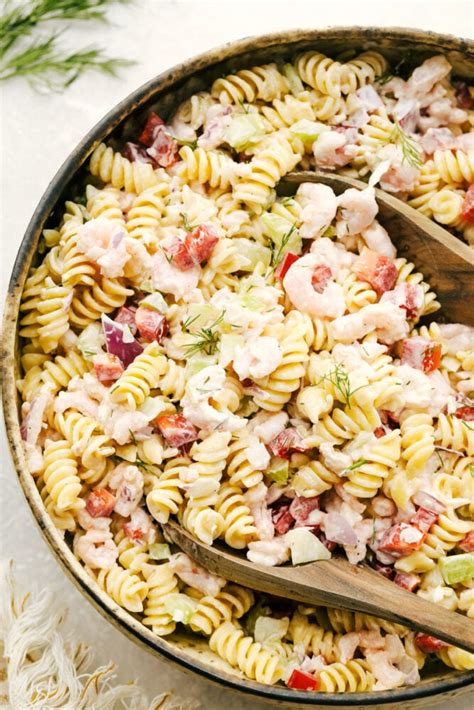 Shrimp Pasta Salad - Recipe Ocean