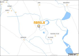 Narela (India) map - nona.net