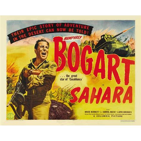 Sahara - movie POSTER (Style A) (30" x 40") (1943) - Walmart.com - Walmart.com