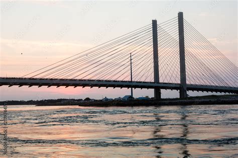 Indian river inlet bridge Stock Photo | Adobe Stock