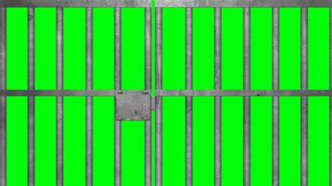 Prison Jail Bars Cell - Green Screen - YouTube