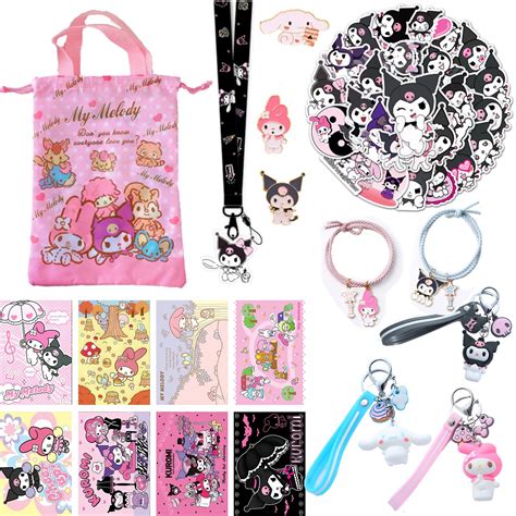 Buy Kuromi Gift Set, Kuromi Merch Set, Contains Kuromi Stickers ...