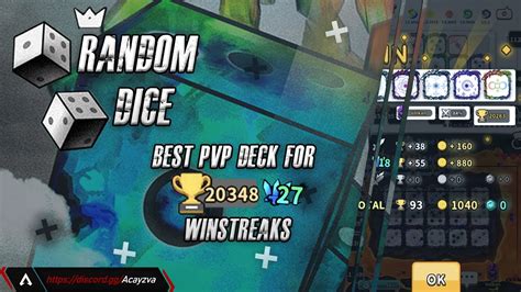 RANDOM DICE | BEST PVP DECK TO CLIMB THE LEADERBOARD WITH - YouTube