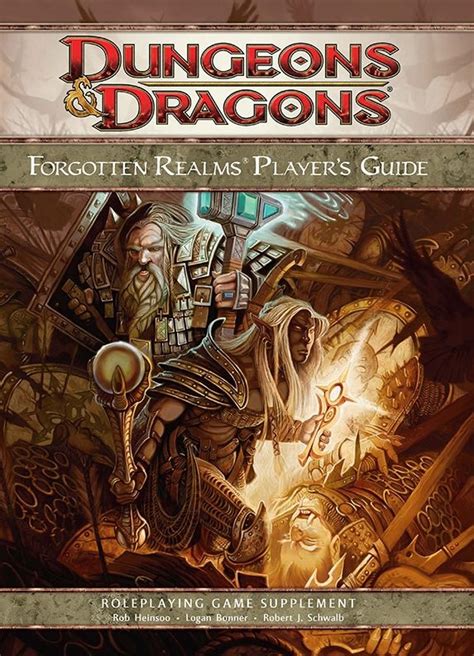 Forgotten Realms Player's Guide (4e) | Book cover and interior art for Dungeons and Dragons 4.0 ...