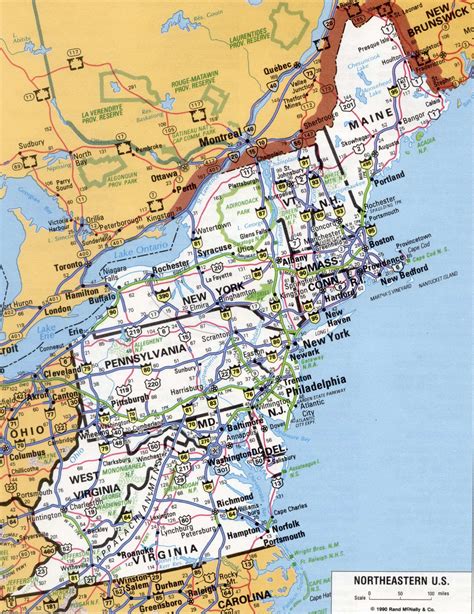 East Coast Road Map Of United States | Images and Photos finder