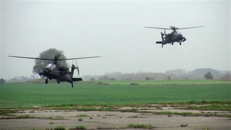 Apache Helicopters In Training - Combat Footage - YouTube