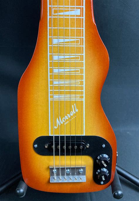 Morrell USA PLUS Series 6-String Lap Steel Guitar Sienna Sunburst Fini ...