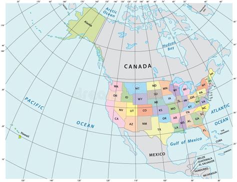 Map Of North America Longitude And Latitude - Get Latest Map Update