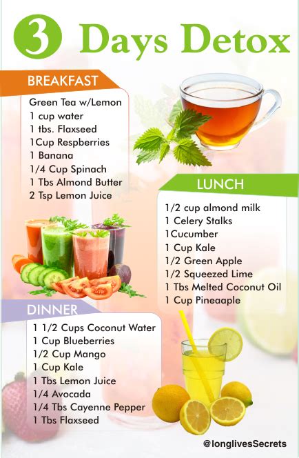 3 day detox diet plan – Artofit