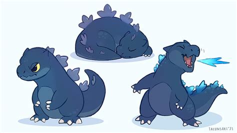 Cute Godzilla Fan Art