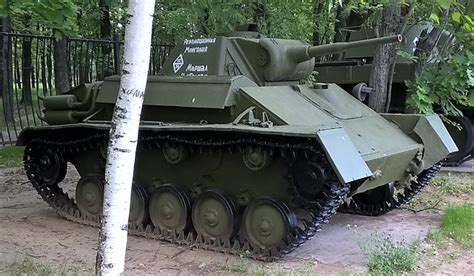 T-70 Restored Red Army Soviet WW2 Scout Tank