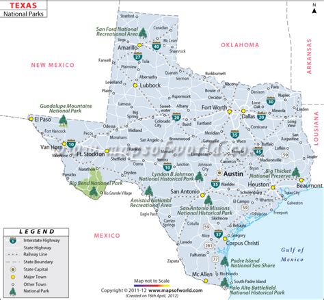 Texas State Parks Map Printable Map | Wells Printable Map