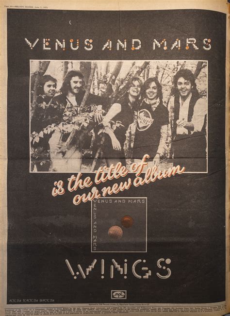 Venus and Mars • Official album by Wings