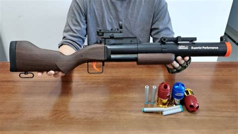 M79 Soft Bullet Grenade Launcher Toy Gun Unboxing 2022 - Realistic ...