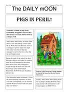 Three little pigs newspaper report by 1dahab - Teaching Resources - Tes