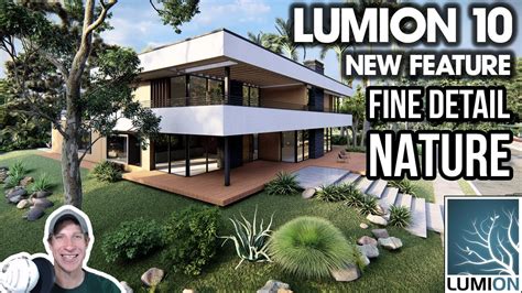 Lumion 10 NEW FEATURE - Fine Detail Nature Objects! - The Rendering Essentials