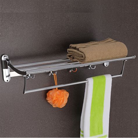 Stainless Steel Folding Towel Rack for Bathroom/Towel Stand