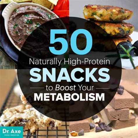 50 High Protein Snacks to Boost Your Metabolism - Dr. Axe