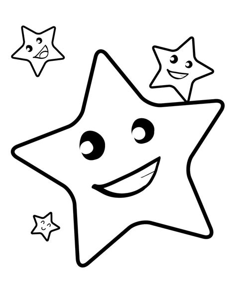 Free Printable Star Coloring Pages For Kids