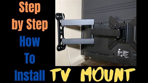 Complete Step by Step How To Mount Flat Screen TV | TCL 43" ROKU TV Mount - YouTube