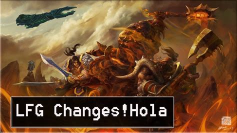 WOW Legion LFG+LFR Changes (Mixing Spanish and English Realms) - YouTube