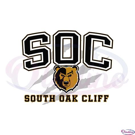 SOC South Oak Cliff High School SVG For Cricut Sublimation Files