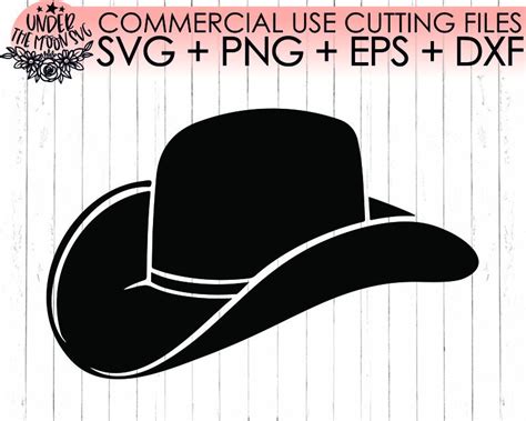 Cowboy Hat Svg Bundle, Cowboy Sheriff Hat Svg, Cowboy Hat Outline Svg ...