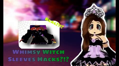 WHIMSY WITCH SLEEVES HACKS! | Royale Via | Royale High Roblox - YouTube