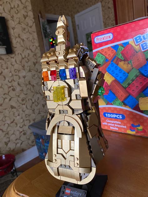 I finished the lego infinity gauntlet! : lego