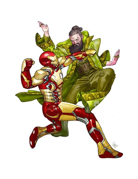 Iron Man vs. The Mandarin * | Iron man, Comic books art, Comic heroes