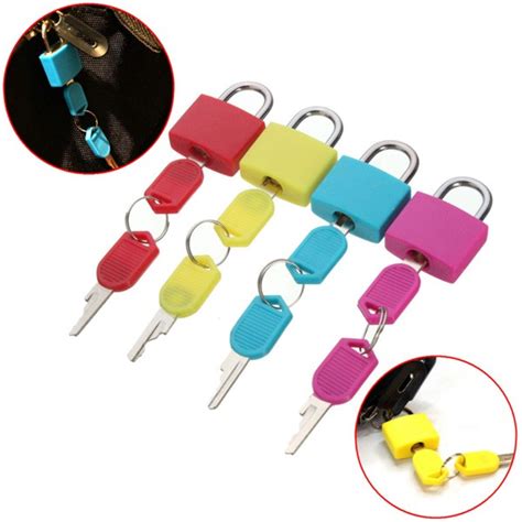 Travel Mini Brass Padlock with 2 keys Set Luggage Suitcase Bag Safe Secure Lock Sale - Banggood.com