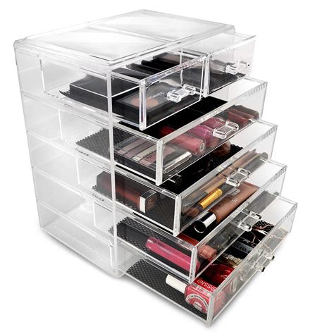 GGI International Acrylic 6 Drawer Makeup Organizer with Removable ...