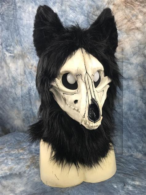 Custom: Skull Canine/Fox/Wolf Commission | Etsy Canine Skull, Wolf ...