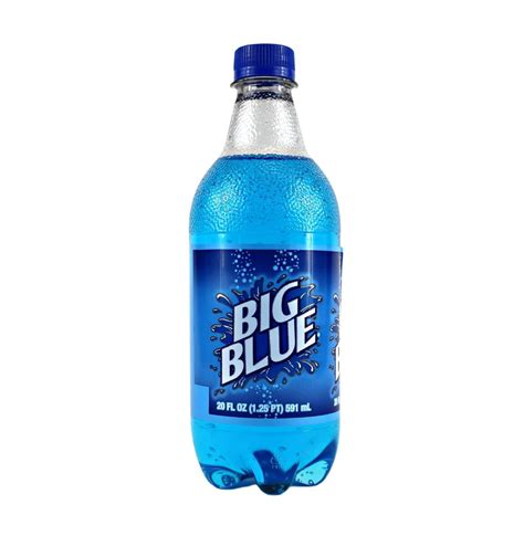 Big Red Soda 20 oz 24 Pack Bundle By Drevy (Big Blue) - Walmart.com