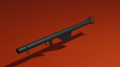 low poly M1A1 Bazooka by AxoGM