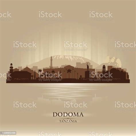 Dodoma Tanzania City Skyline Silhouette Stock Illustration - Download Image Now - Africa ...