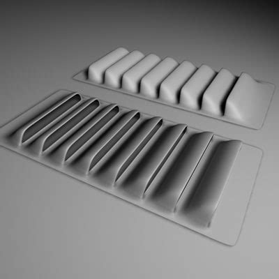 3d model louvers vents