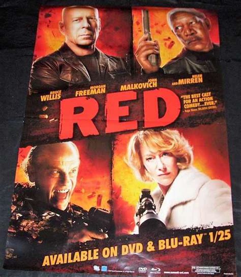 Red Promo Poster Bruce Willis Morgan Freeman Products Name: Red Promo ...