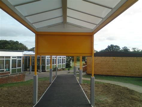 Thundersley Primary School, Benfleet - Walkway Canopy - Able Canopies