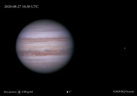 Jupiter & Io 2020-08-27 - Major & Minor Planetary Imaging - Cloudy Nights