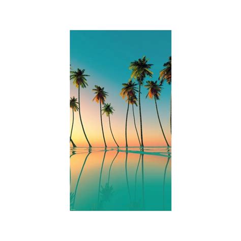 Palm trees on the shore 30x40 cm @ Freetimehobby