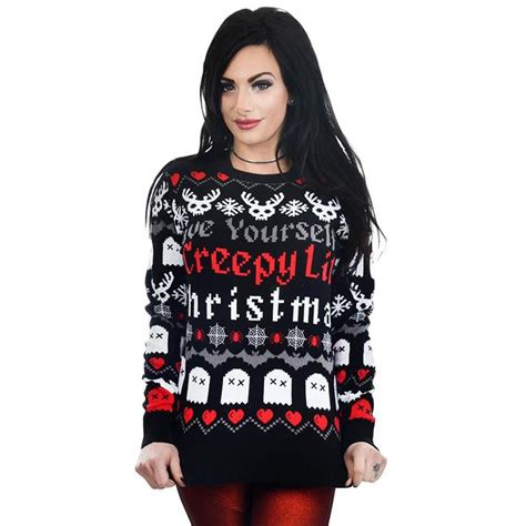 Inked Boutique - Too Fast Creepy Lil Christmas Horror Halloween Sweater ...