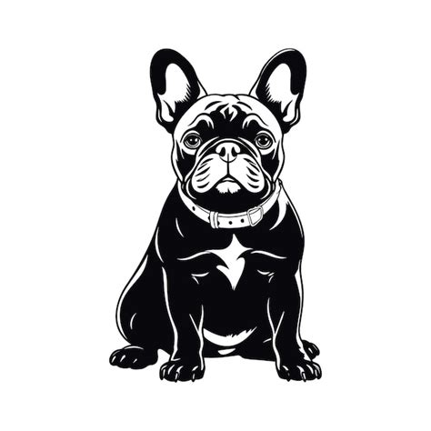 Silhouette bulldog black bulldog vector design | Premium AI-generated vector