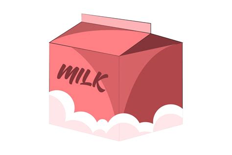 Milk Box Illustration Graphic by kidscorner · Creative Fabrica