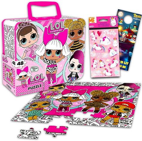 Amazon.com: LOL Doll Puzzle Set for Kids, Girls - LOL Doll Puzzle Bundle with 48 Pc Puzzle in ...